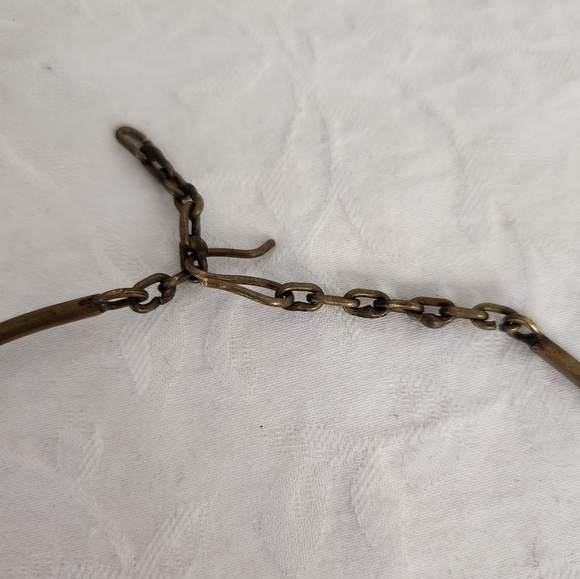 Silver & Gold Mosaic Turquoise Necklace - Picture 12 of 15